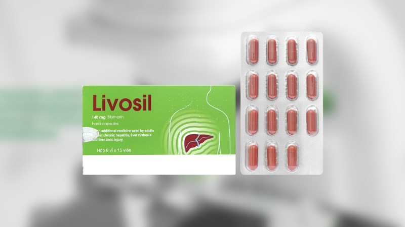 Livosil 140mg - Dòng sản phẩm hỗ trợ trị bệnh lý về gan (8 vỉ x 15 viên)