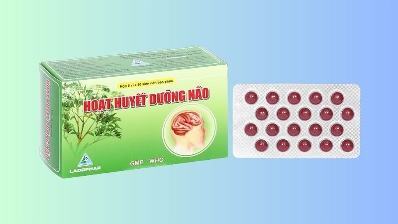 Hoạt Huyết Dưỡng Não Ladophar cải thiện trí nhớ (5 vỉ x 20 viên)