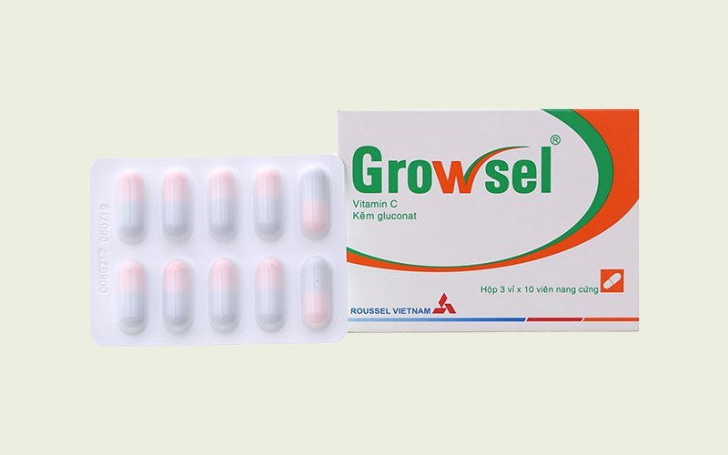 Growsel bổ sung kẽm và vitamin C