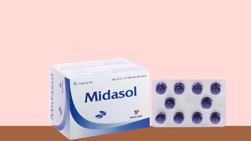  Midasol trị viêm đường tiết niệu