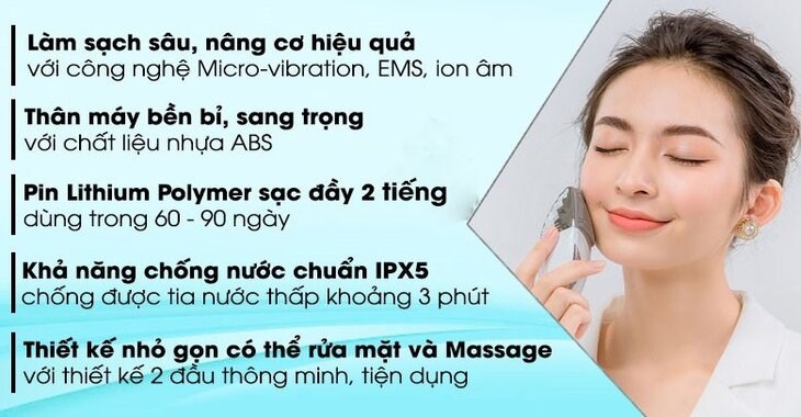 Máy rửa mặt Lifetrons phù hợp với mọi đối tượng