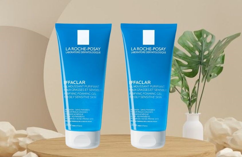 Gel rửa mặt làm dịu và giảm kích ứng cho da dầu mụn và da nhạy cảm La Roche-Posay Effaclar 200 ml