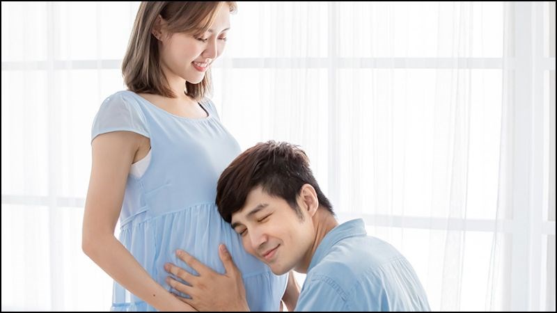 Sự quan tâm từ gia đình là động lực rất lớn cho các mẹ bầu