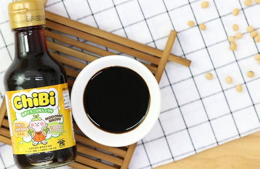 Nước tương ít muối Chibi chai 150 ml