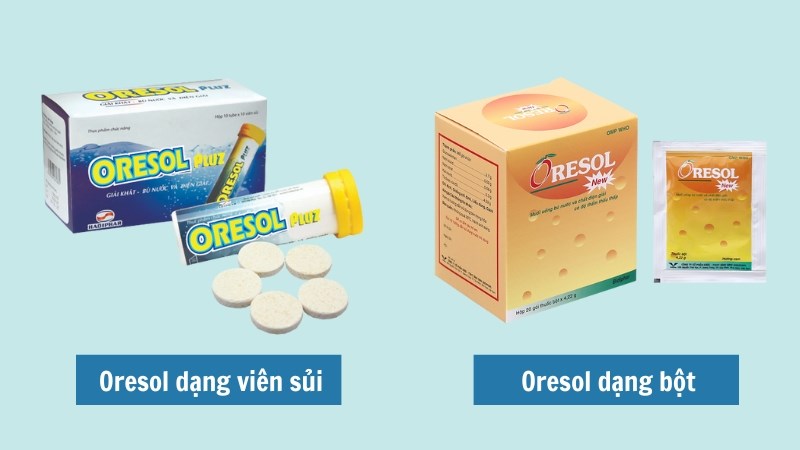 Oresol trong chăm sóc trẻ em bị tiêu chảy