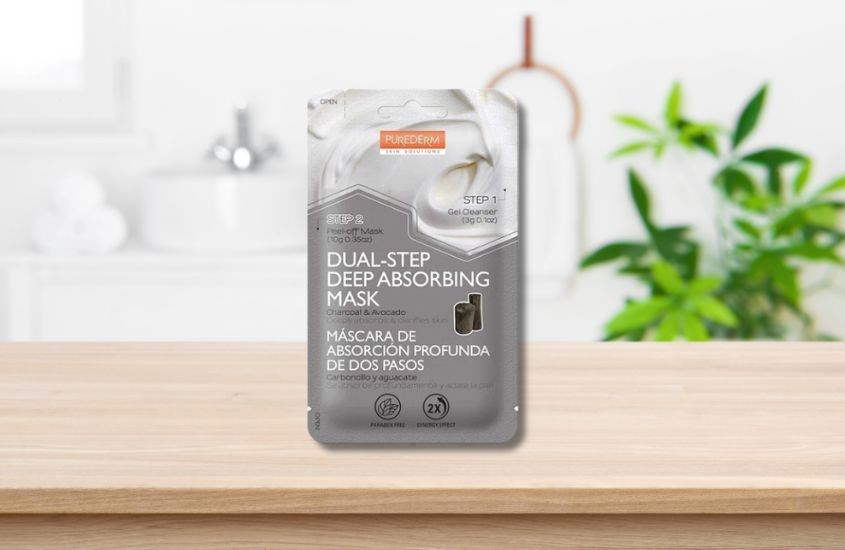 Mặt nạ 2 chức năng than và bơ Purederm
