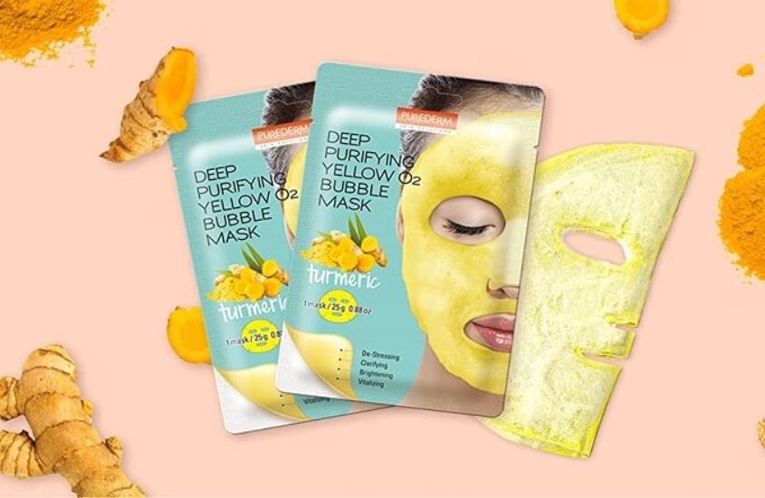 Mặt nạ dưỡng da chiết xuất nghệ Purederm