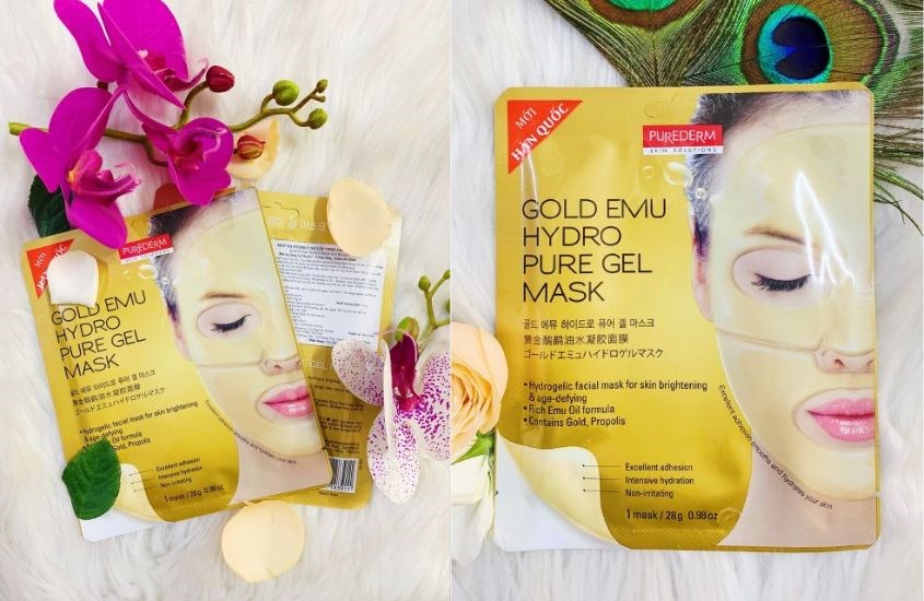 Mặt nạ Hydro cao cấp tinh chất vàng Purederm