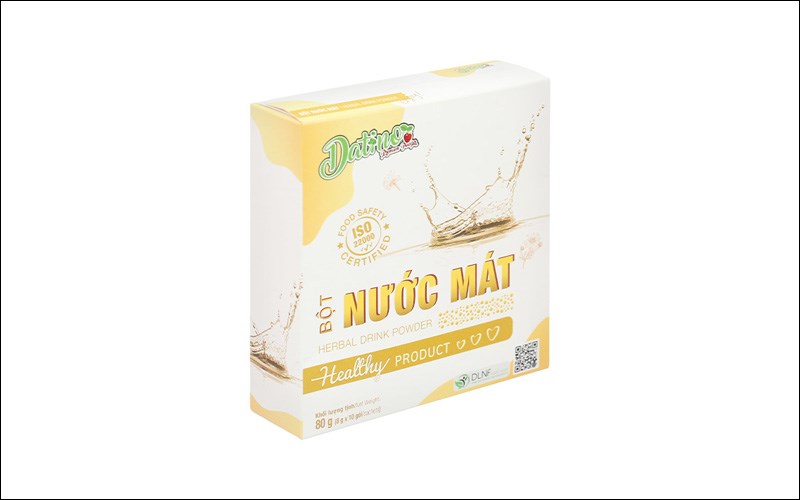 Bột nước mát Datino giúp thanh nhiệt, giải độc, mát gan hộp 10 gói x 8g