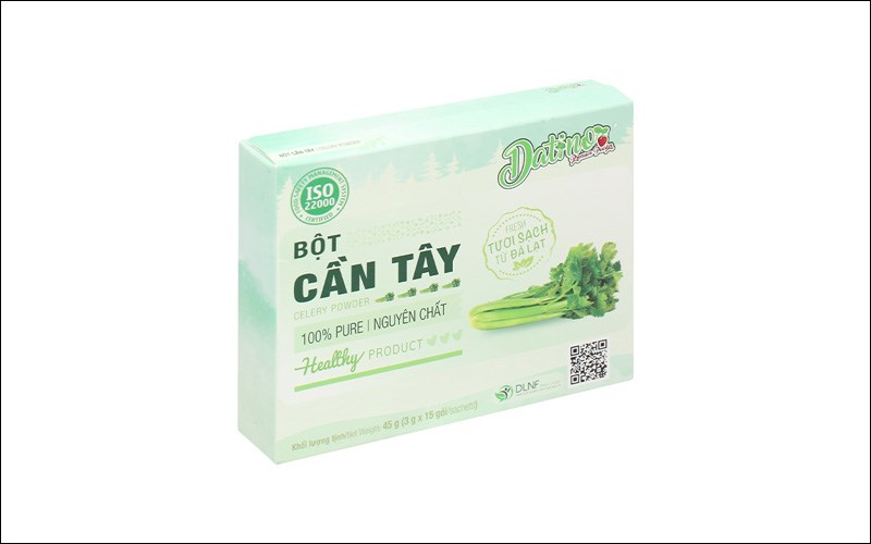 Bột Cần tây Datino hỗ trợ làm đẹp da, giảm cân hộp 15 gói x 3g