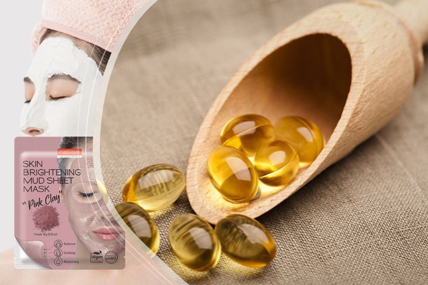 Gợi ý cách làm mặt nạ giấy kết hợp với viên vitamin E giúp dưỡng ẩm và trị mụn cho da sáng mịn