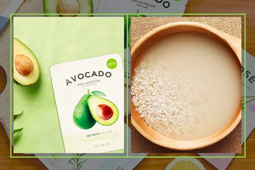 Mách mẹ công thức làm mặt nạ giấy cùng nước vo gạo