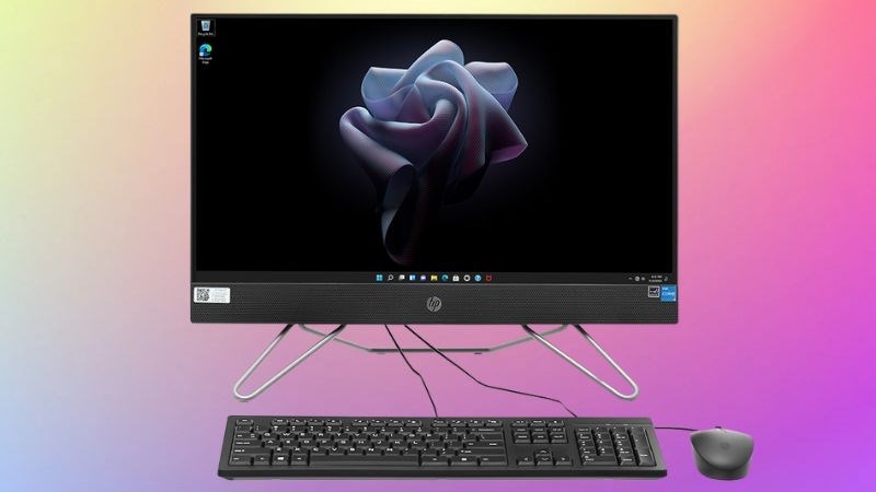 Máy tính để bàn HP được thiết kế theo phong cách tối giản