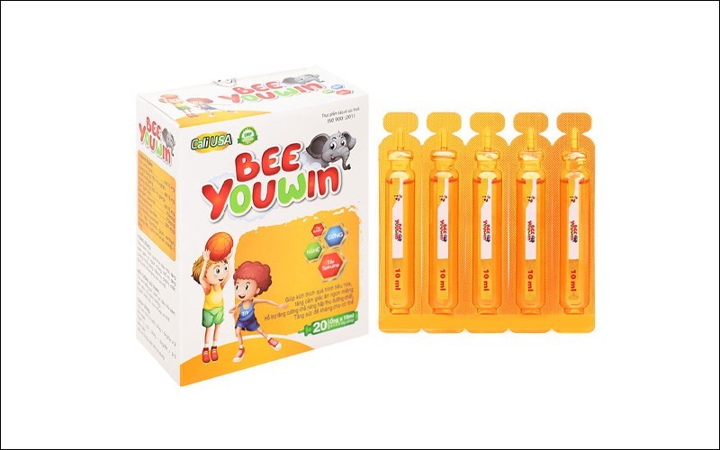 Siro Cali USA Bee Youwin giúp ăn ngon miệng, hỗ trợ tiêu hóa hộp 20 ống x 10ml Siro Cali USA Bee Youwin giúp ăn ngon miệng, hỗ trợ tiêu hóa hộp 20 ống x 10ml