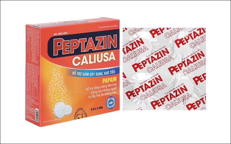 Viên sủi Peptazin CaliUSA hỗ trợ giảm đầy bụng, khó tiêu hộp 20 viên Viên sủi Peptazin CaliUSA hỗ trợ giảm đầy bụng, khó tiêu hộp 20 viên