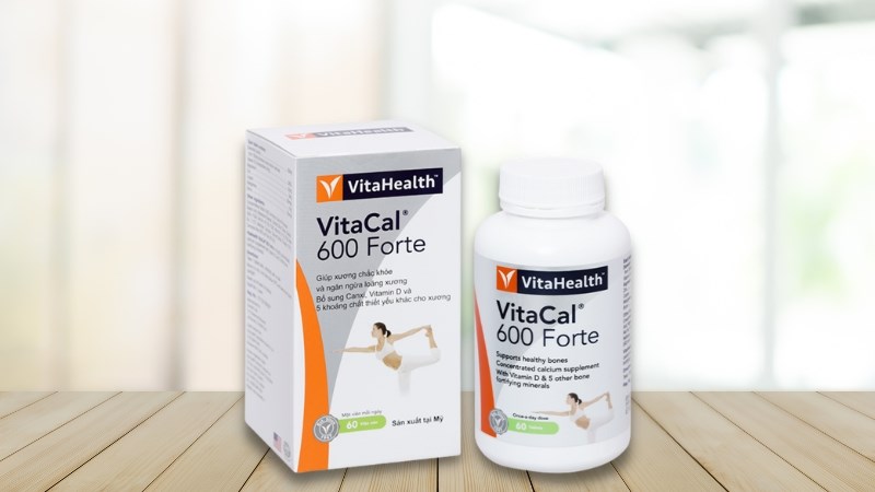 VitaHealth VitaCal 600 Forte giúp giảm nguy cơ loãng xương
