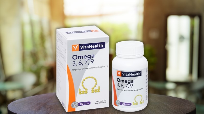 VitaHealth Omega 3,6,7,9 bổ mắt, ngừa xơ vữa động mạch