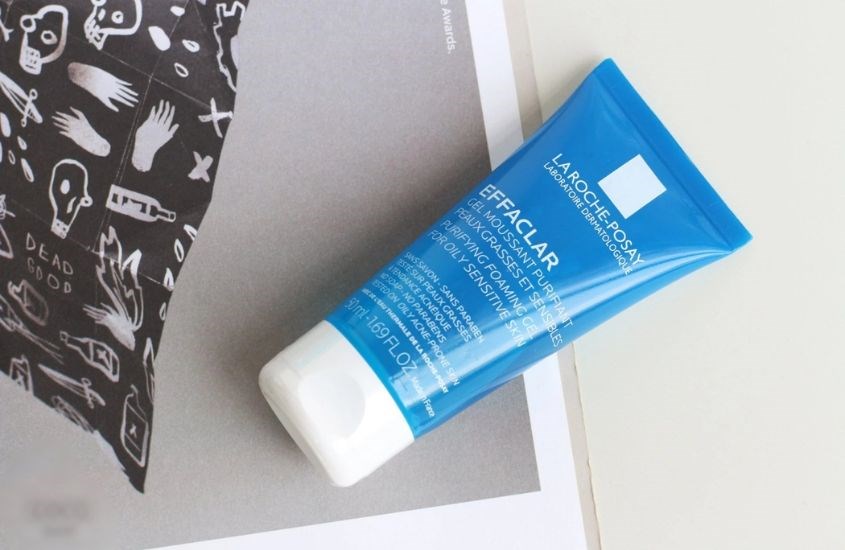 Gel rửa mặt làm dịu và giảm kích ứng cho da dầu mụn và da nhạy cảm La Roche-Posay Effaclar 50 ml