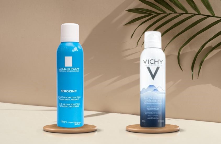 Việc lựa chọn xịt khoáng Vichy hay La Roche Posay phụ thuộc vào làn da và tình trạng da