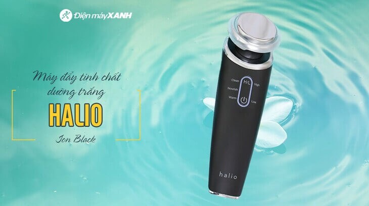 Máy massage mặt Halio Ion Cleansing & Moisturizing với thiết kế gọn nhẹ chỉ 200g, dễ dàng mang theo bên mình