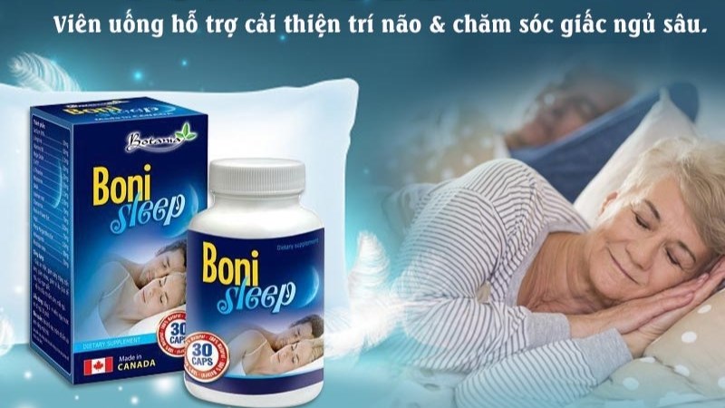 Boni sleep an thần, giảm stress, ngủ ngon Boni sleep an thần, giảm stress, ngủ ngon