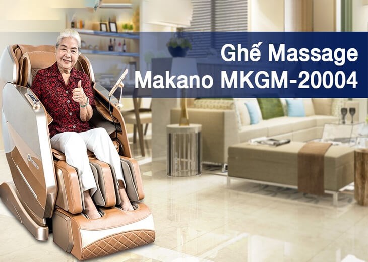 Ghế Massage Makano MKGM-20004 có công nghệ massage bàn chân hiệu quả, giảm đau nhức bàn chân cho người đứng lâu