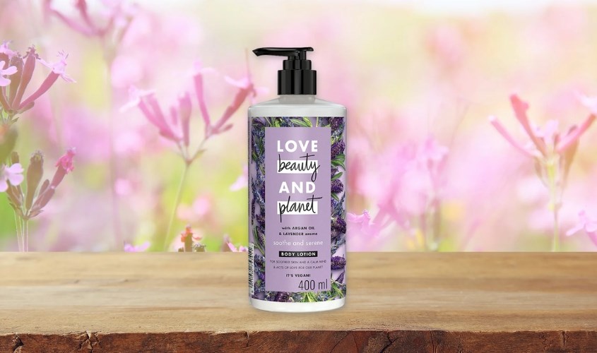Sữa dưỡng thể Love Beauty And Planet Argan Oil & Lavender