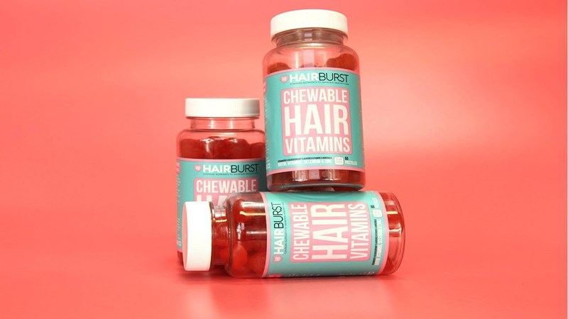 Viên uống mọc tóc Hairburst chewable hair vitamins kích thích tóc mọc lại