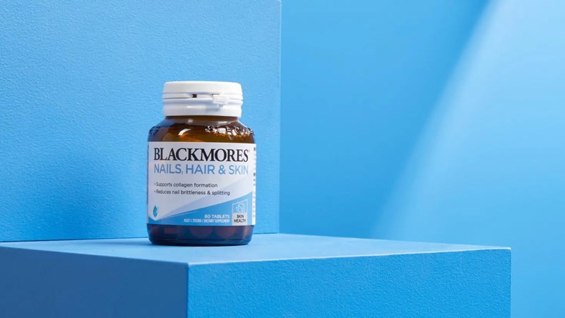 Viên uống mọc tóc Blackmore nail hair & skin giúp cải thiện da, tóc, móng