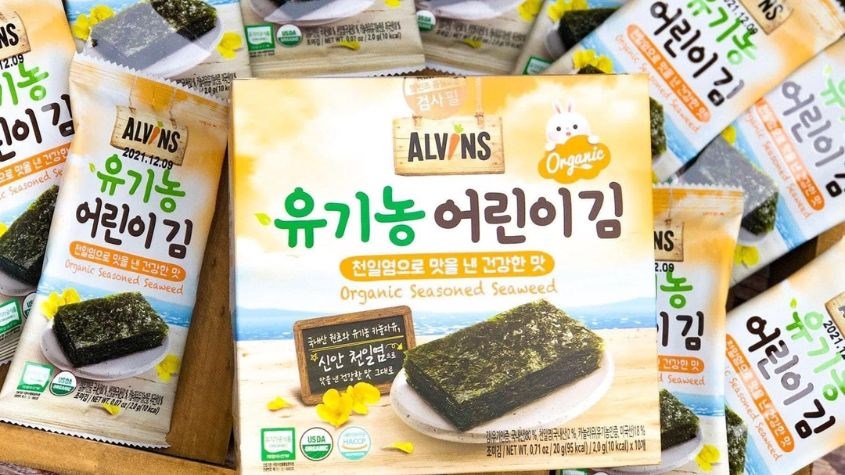 Rong biển hữu cơ vị truyền thống Alvins phù hợp cho mẹ bầu sử dụng