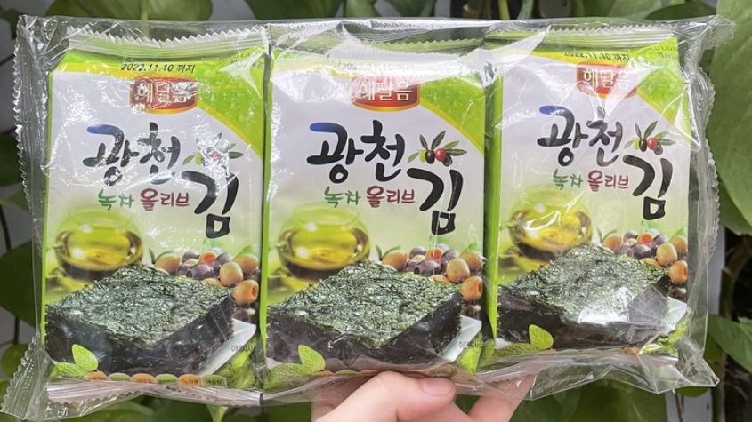 Lá rong biển khô Daesang có thể sử dụng để ăn vặt hàng ngày