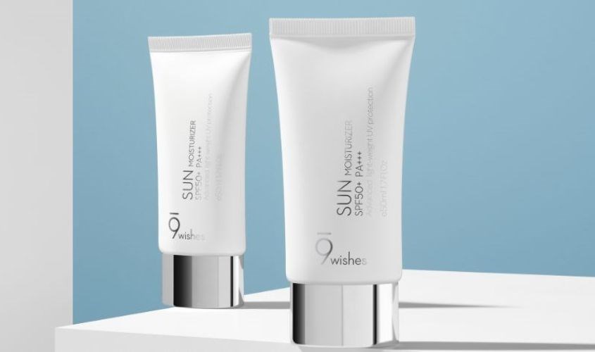 Kem chống nắng 9 Wishes Sun Moisturizer SPF 50+ PA+++ 50 ml