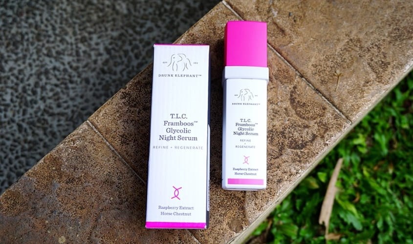 Serum Drunk Elephant T.L.C Framboos Glycolic Resurfacing Night