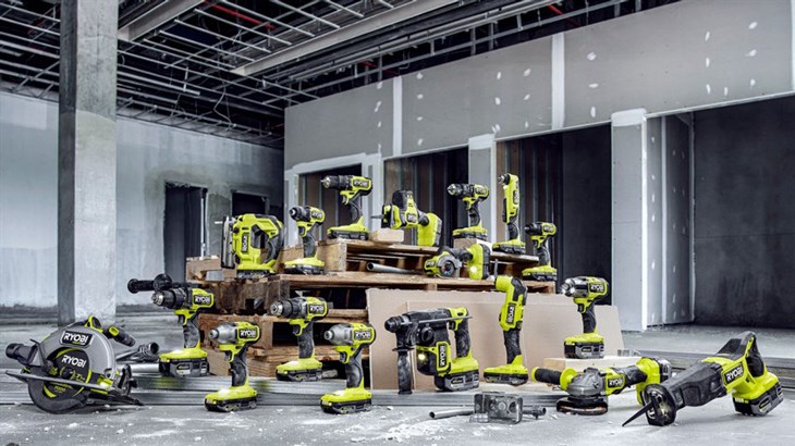 Thương hiệu Ryobi nổi tiếng với các sản phẩm dụng cụ điện cầm tay