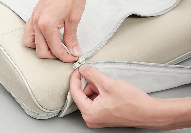 Rio Beauty đã thiết kế sản phẩm gối massage với phần vỏ gối có thể tháo rời