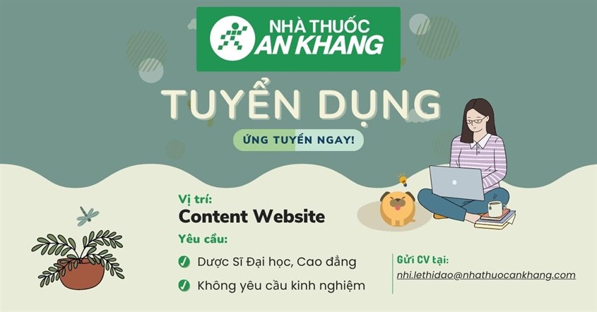 Nhà thuốc An Khang tuyển dụng