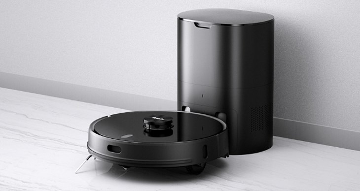 Robot hút bụi Lydsto sở hữu vẻ ngoài sang trọng với gam màu đen thời thượng, tô điểm cho không gian sử dụng