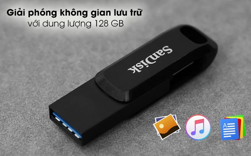 USB SanDisk sở hữu cho mình khả năng lưu trữ lớn