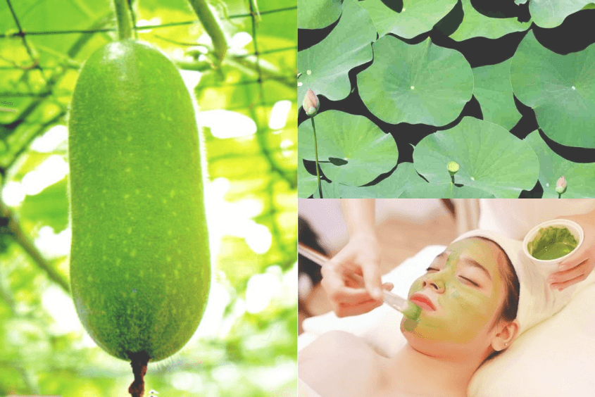 Mách mẹ cách làm mặt nạ bí đao