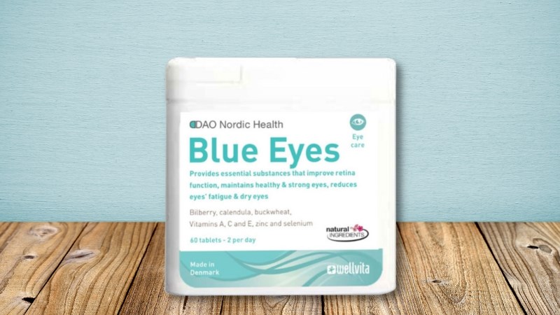 Dao Nordic Health Blue Eyes tăng cường chức năng võng mạc