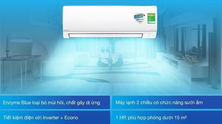 Tổng hợp các dòng máy lạnh cao cấp của Daikin