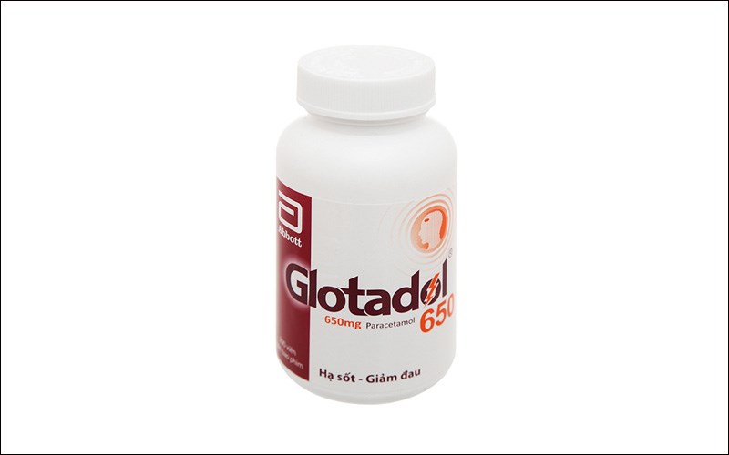 Glotadol 650 giảm đau, hạ sốt chai 200 viên