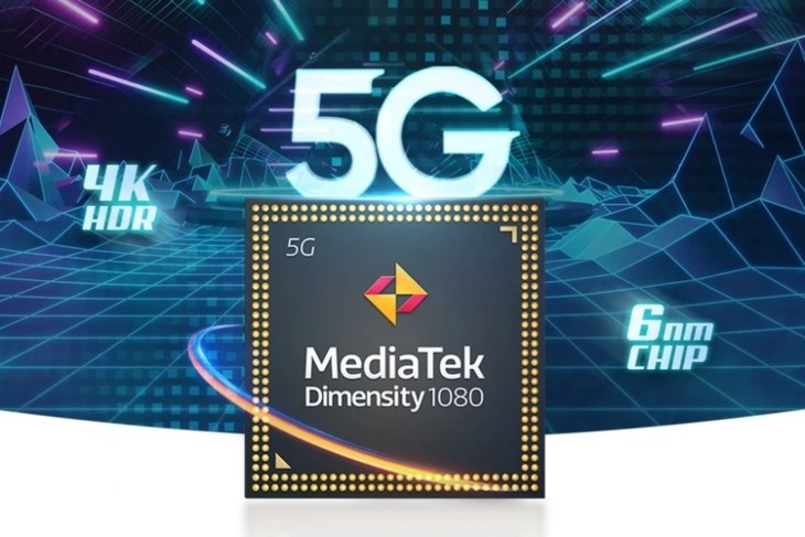 Chipset Dimensity 1080 hỗ trợ kết nối 5G, xử lý mượt mà các tác vụ