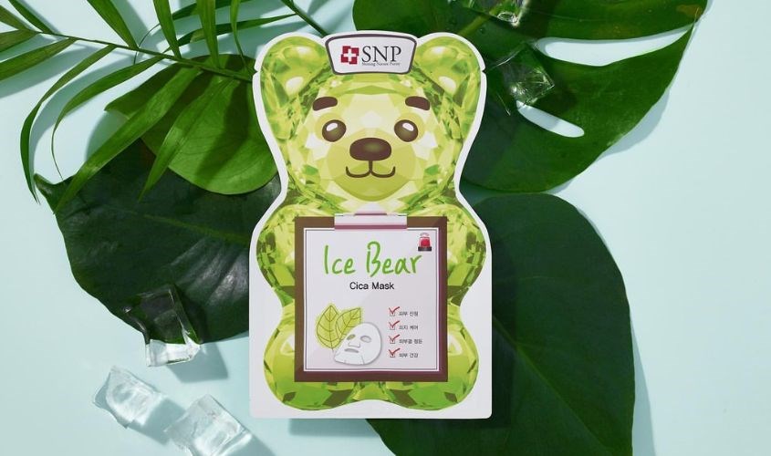 Mặt nạ cho da nhạy cảm SNP Ice Bear Cica