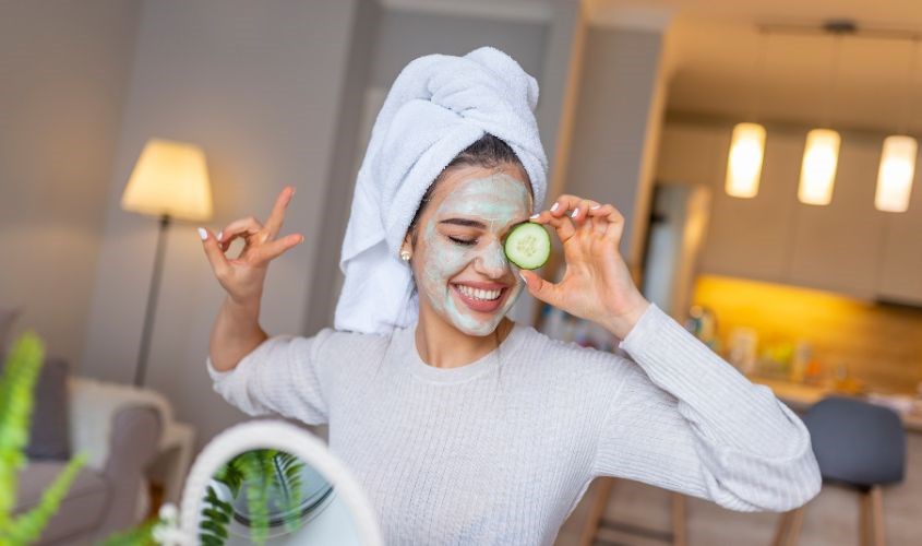 Sử dụng mặt nạ có thành phần tự nhiên sẽ giúp chăm sóc da một cách nhẹ nhàng