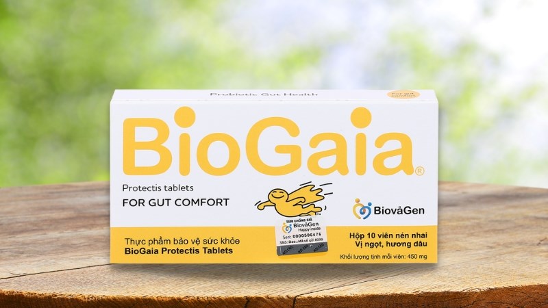 Men vi sinh BioGaia Protectis Tablets bổ sung lợi khuẩn