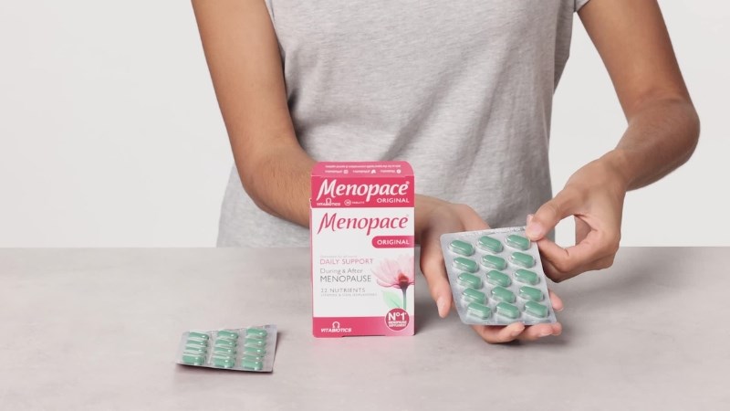 Vitabiotics Menopace Tablets hỗ trợ cân bằng nội tiết tố