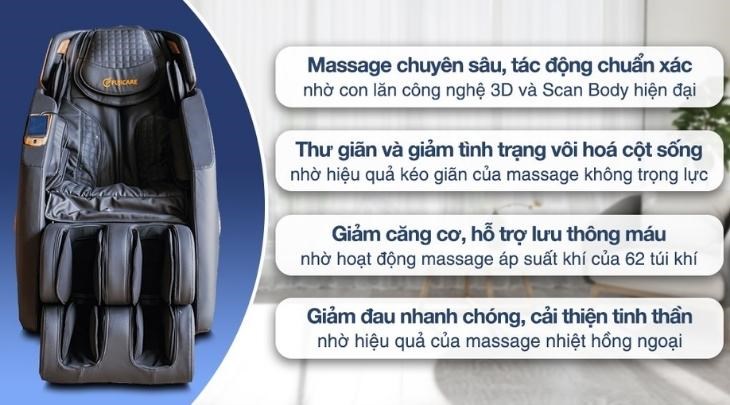 Ghế Massage Fuji Care FC 779 là sản phẩm nổi bật của thương hiệu Fuji uy tín