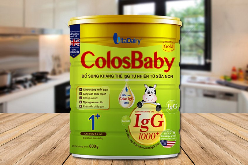 Sữa bột ColosBaby Bio Gold 0+ hương vani 800g (0 - 12 tháng) tốt cho hệ tiêu hóa