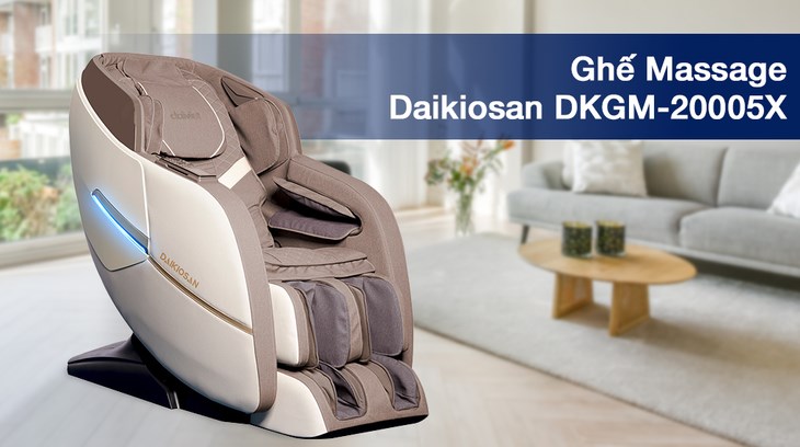 Ghế massage Daikiosan DKGM-20005X cực kỳ cao cấp với thiết kế tinh xảo